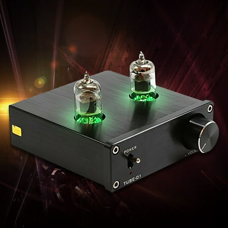 DC12V Black Audio Mini 6J1 Valve & Vacuum Tube Pre Amplifier Stereo HiFi Buffer (Best Valve Amplifier Hifi)