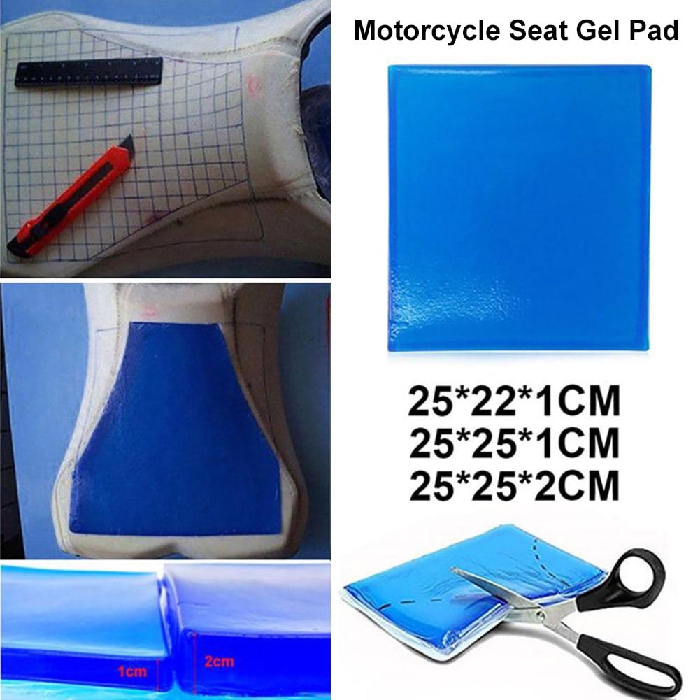 7 Size Comfortable Motorcycle Seat Gel Pad Shock Absorption Mat Soft Cushion