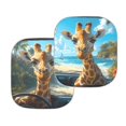 thumbnail image 2 of Bulopur Beach Giraffe Car Sun Shade Windshield Heat and UV Rays Protection Sun Shade for Car Windshield Cute Sun Visor Protector Sunshade Automotive Exterior Accessories for Most Cars, 2 of 6
