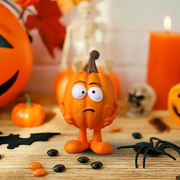 Calabaza de Halloween para Decoración de Exteriores, Decoración Del Hogar, Fiesta Fantasma, Calabaza, Artesanías de Resina