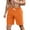 Orange, variant on Bcfgryg Mens Running Gym Workout Athletic Shorts With Pockets Summer Lightweight Beach Shorts Elastic Waist Boardshort Cargo Shorts Men Navy XL