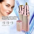 thumbnail image 3 of PVCS 2in1 USB Electric Eyebrow Remover Razor-Trimmer Face Body Hair Removal LED Light, 3 of 9