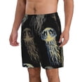 thumbnail image 2 of Bixox Men's Jellyfish printing Casual Classic Fit Short Summer Beach Shorts, 2 of 6