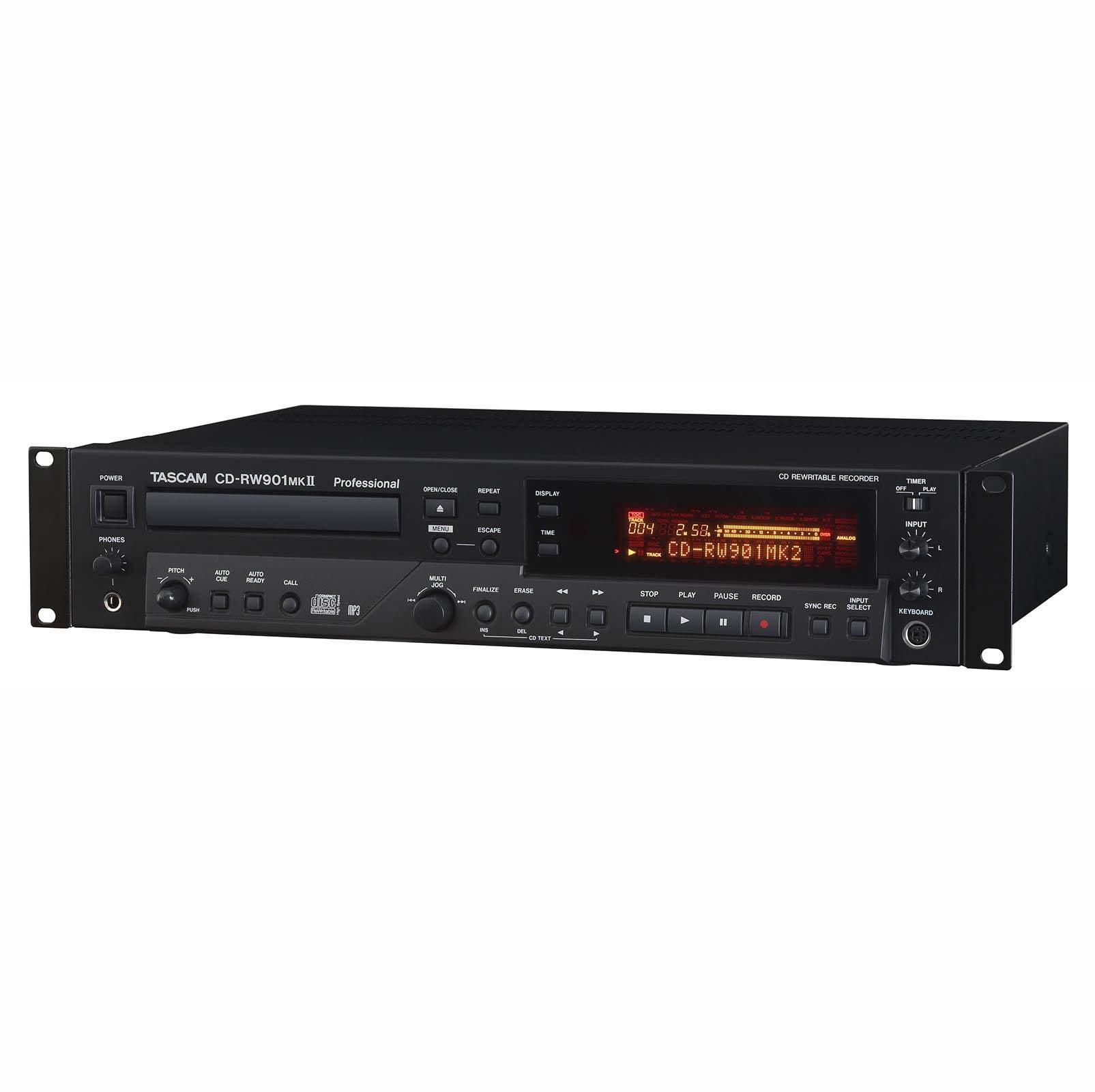 TASCAM CD-RW901mkII Professional CD Recorder/Player w/Advanced