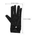 thumbnail image 3 of 1 par de guantes cortos de satén para mujer, guantes de baile formal, guantes largos hasta la muñeca, guantes de novia elegantes, guantes de lujo para ópera, vestido formal, banquete, fiesta de té., 3 of 5