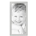 thumbnail image 2 of ArtToFrames 14" x 29" Metro Ice Silver Black Picture Frame, 14x29 inch Silver Wood Poster Frame (WOM-5247),  Pack, 2 of 7
