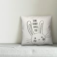 thumbnail image 3 of Creative Products Some Bunny Loves You 16x16 Spun Poly Pillow, 3 of 3
