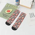 thumbnail image 7 of Pofeuu Foxes Print 30cm Socks, Adult Running Hiking Socks for Youth and Adult, 7 of 7