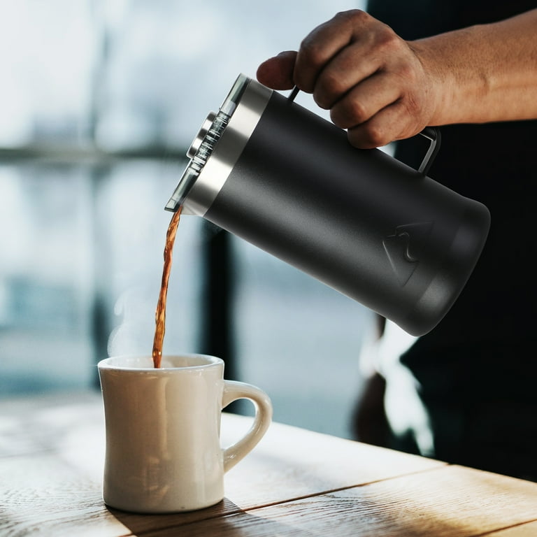 Ozark Trail French Press - Stainless Steel Insulated Brewer