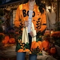 thumbnail image 6 of Hessimy Halloween Sweaters for Women Funny Print Fall Winter Long Sleeve Button Knit Cardigan Sweater(Orange,XXXL), 6 of 9