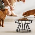 thumbnail image 2 of 1 Set of Pet Feeding Bowl Pet Neck Guard Bowl for Cat Elevated Cat Bowl with Storage Rack, 2 of 9