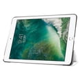 thumbnail image 3 of Funda de cuero con tapa horizontal y textura Custer para iPad 9.7 (2018) y iPad 9.7 (2017), con tres pliegues y función de suspensión/activación (negra), 3 of 5