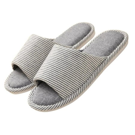 

Women and Men s Comfortable Casual Cotton Flax Slipper Indoor Use