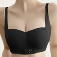thumbnail image 2 of Bigersell Wireless Everyday Bra Upgrade Comfortable Without Underwire Bra pullover Bra Style F-1007 Black L, 2 of 6