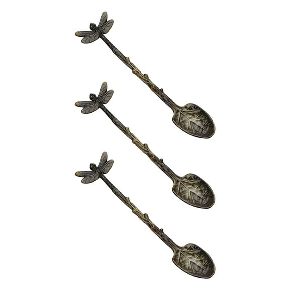 BEADCEST 3Pcs Creative Tableware Spoons for Home Gatherings and Restaurant Use