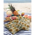 thumbnail image 3 of Pack of 2 Outdoor Pillow Covers, Summer Vintage Sunflowers Old Newspaper Texture Waterproof Square Throw Pillowcase Cushion Decorative Pillow Covers for Couch Patio Tent, 18x18 in, 3 of 6