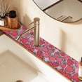thumbnail image 2 of Yayeee Faucet Mat for Kitchen Sink 14.7" Diatomite Long Splash Guard Pad, Sweet Strawberry, 2 Pack, 2 of 7