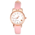 thumbnail image 4 of ColoMX Relojes decorativos relojes noctiluciente reloj de cuero correa de cuero niños reloj de cuarzo reloj de pulsera decoración, 4 of 7