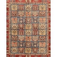 thumbnail image 1 of Ahgly Company Indoor Rectangle Abstract Fire Brick Red Abstract Area Rugs, 8' x 10', 1 of 6