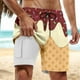 thumbnail image 1 of WILLBEST Shorts de Tabla para Hombre para Fiestas En La Piscina y Playa. Diseño Elegante En Capas con Estampado de Hielo Derretido para Verano. Material Cómodo y Elástico., 1 of 3