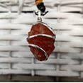 thumbnail image 5 of Carnelian Crystal necklace Raw Stone (Spiral), 5 of 5