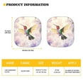 thumbnail image 5 of Garronmavis Hummingbird Car Sun Shade Anti-UV Universal Fit 2 Piece Vehicles Front Windshield Sunshade, 5 of 5