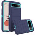 thumbnail image 1 of Asuwish Compatible with Google Pixel 6 Phone Case Hybrid Rugged Shockproof Hard Protective Drop Proof Full Body Heavy Duty Mobile Cell Cover for Pixel6 Pixle Six Women Men Blue, 1 of 6