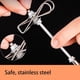 thumbnail image 3 of 10 Soportes para Espirales , Imán para Refrigerador, Clip Magnético para Cadena de Luces, Clip para Cable, Accesorio de Escritorio, Longitud 6 cm., 3 of 5