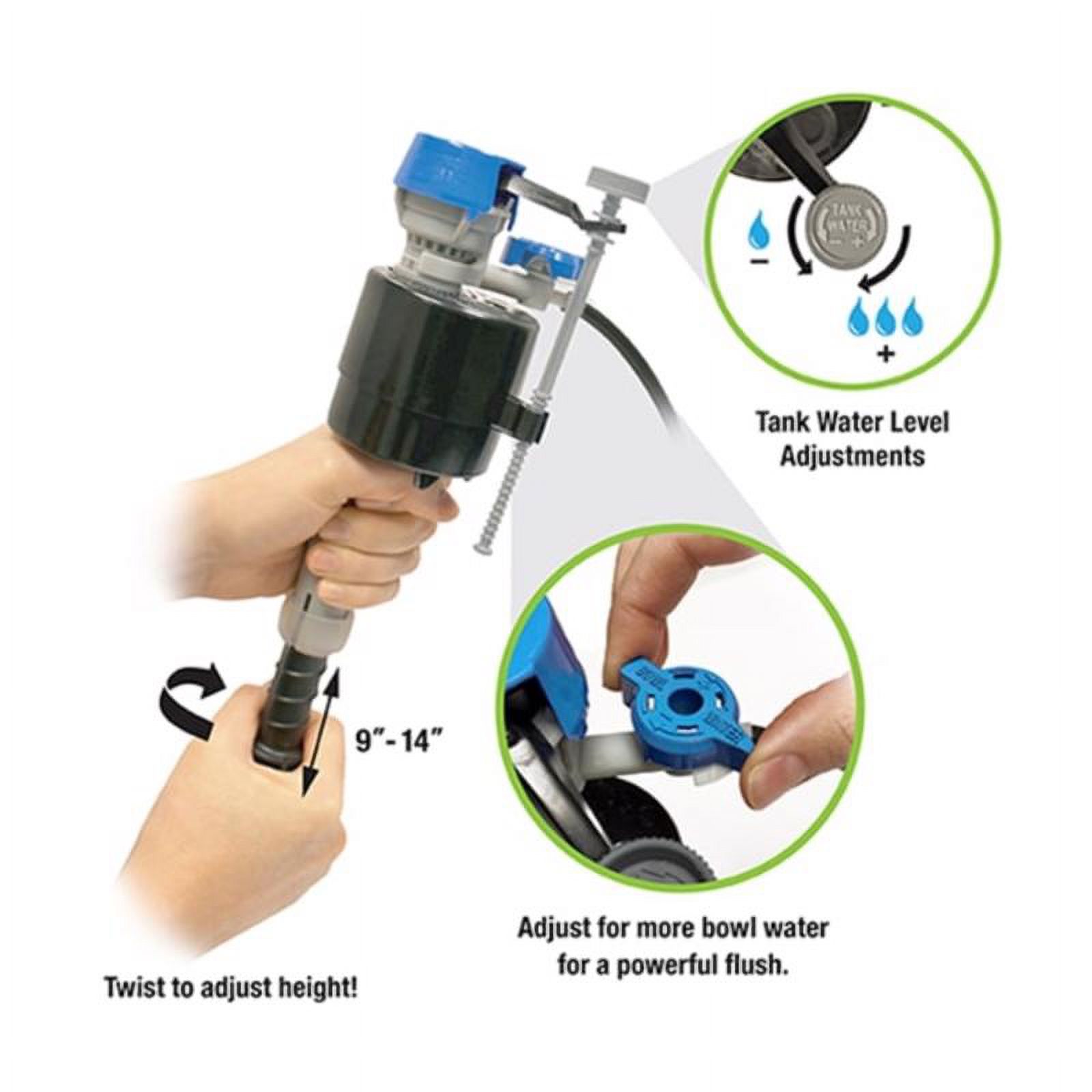 Fluidmaster Universal High-Performance Toilet Tank Repair Kit photo 4
