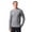 Charcoal Heather, variant on Men's Performance Long Sleeve Sun Shirt - UPF 50+ Sun Protection - Agility in Navy