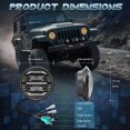 thumbnail image 5 of LED Headlight 7inch Round LED Pods Light Bar High/Low Beam DRL H4 Work Light for Truck SUV ATV ,Whit, 5 of 5