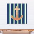 thumbnail image 4 of Creative Products Striped Anchor 24x24 Canvas Wall Art, 4 of 5