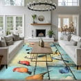 thumbnail image 4 of Colorful Birds Large Area Rugs for Bedroom Living Room, Soft Non Slip Carpet Bedside Rug, Modern Oil Painting Art Spring Rectangular Floor Cover Kitchen Accent Rug 8'x10' for Dining Room/Office, 4 of 9