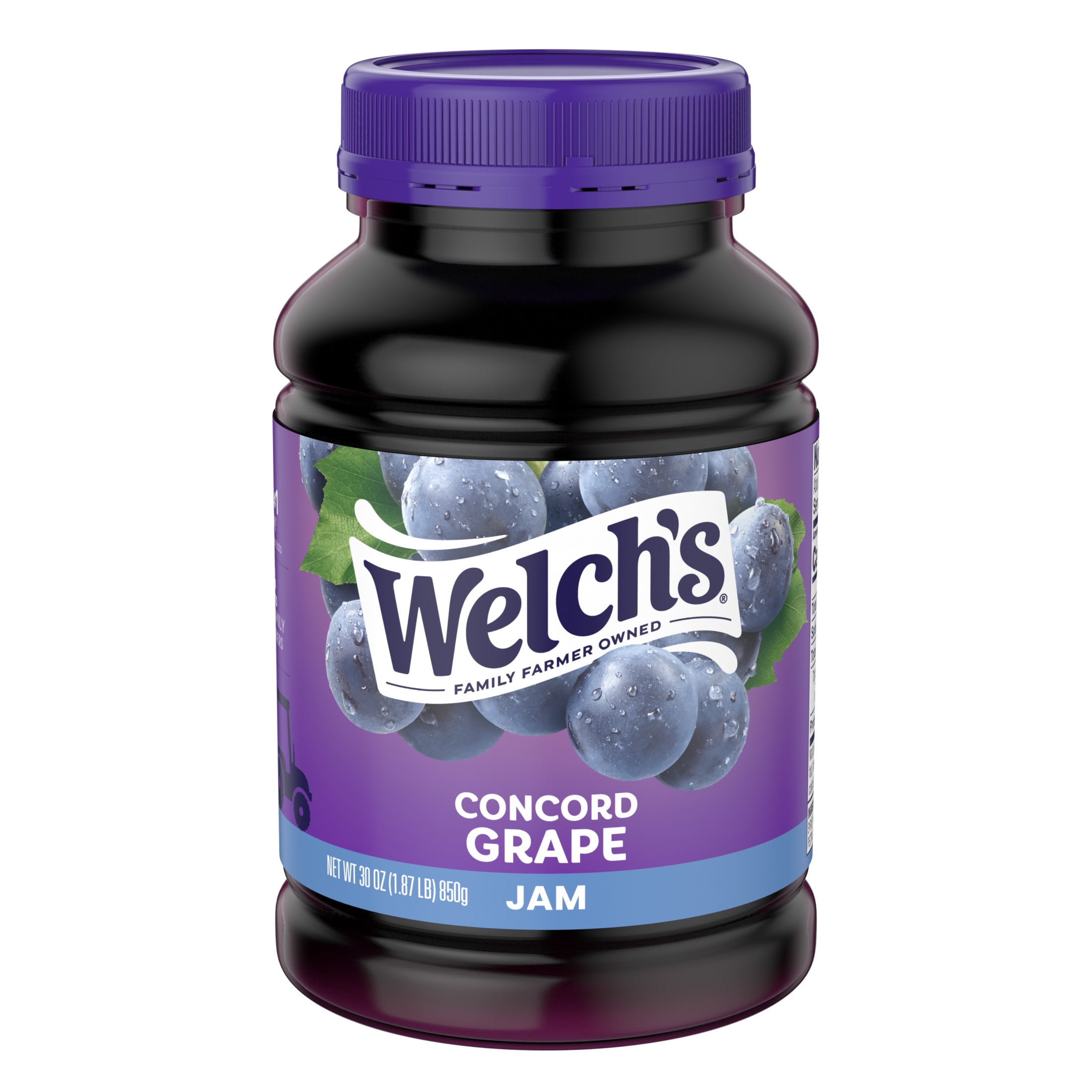 (2 pack) Welch's Concord Grape Jam, 30 oz Jar