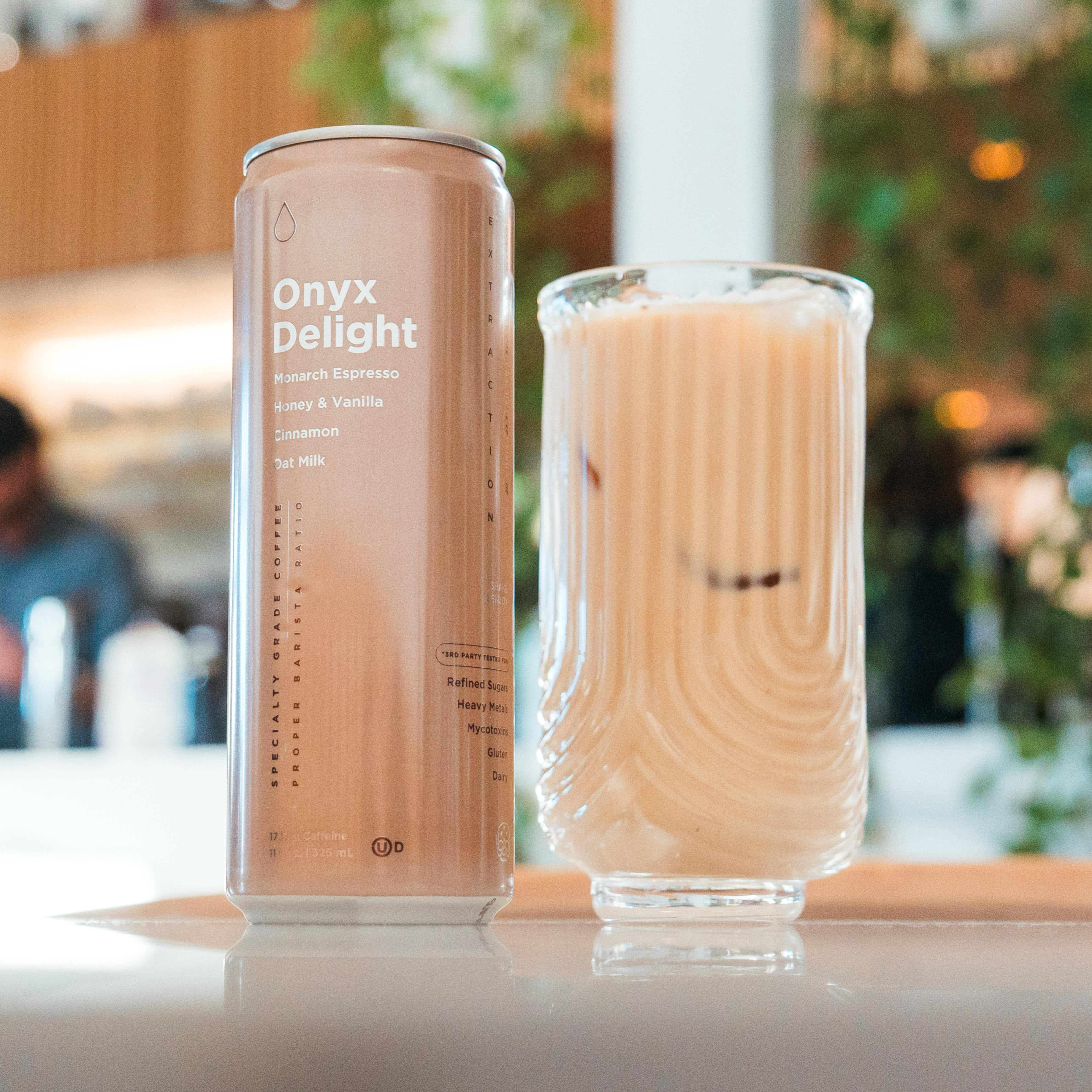 (2 pack) Onyx Coffee Lab Delight Oat Milk Latte, 11 fl oz Can