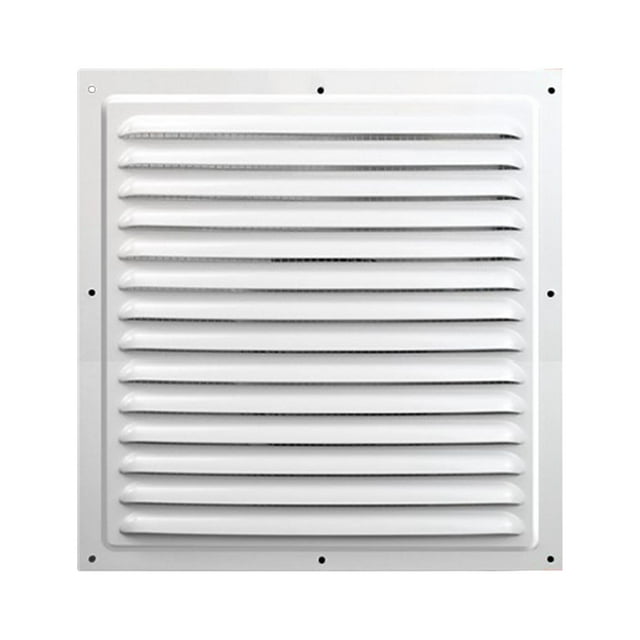 Couvercle de Ventilation Blanc Carré Grille de Retour d'Air Couvercle de Ventilation Grille de Ventilation 30cm
