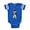 Royal Blue, variant on CafePress - Christmas Beagle - Cute Infant Baby Football Bodysuit