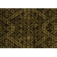 thumbnail image 1 of Ahgly Company Indoor Rectangle Abstract Orange Modern Area Rugs, 2' x 4', 1 of 4