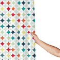thumbnail image 3 of Sigee Colorful Geometric for Waterproof Fabric Shower Curtain 72" W x 72" H for Bathroom Shower Curtain, 3 of 5