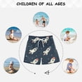 thumbnail image 6 of FORMRS Boys Swim Trunks Quick Dry Mesh Liner Boardshorts Sizes XS-XL, Rocket Pattern, 6 of 7