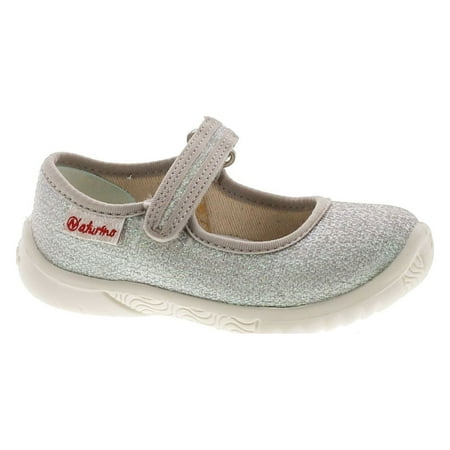 

Naturino Girls 7703 Metallic Casual Mary Jane Flats Shoes