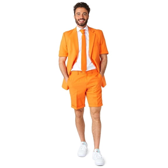 OppoSuits Men's Summer Suits SUMMER The Orange - US 38 Orange