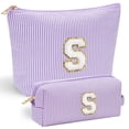thumbnail image 1 of Regalos para el Día de la Madre de YOOLIFE, artículos de preppy, regalos para niñas preadolescentes, regalos de graduación para maestros, bolsa de maquillaje con monograma, bolsa organizadora de maqui, 1 of 5