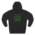 thumbnail image 2 of Motivational Fleece Hoodie - Three-Panel Design, 2 of 4