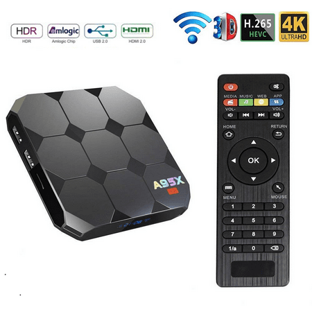 A95X R2 Android 7.1 Smart TV Box Amlogic S905W WiFi 2 GB RAM 16GB ROM Set Top Box Andorid 7 Set-Top (Best Android Tv Box June 2019)