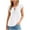 White#1, variant on GaThRRgYP Blouse for Women Dressy Casual,Women's Summer T-Shirt Dressy Casual Ruffle Short Sleeve V Neck Pleated Knit Shirts Blouses Beige XL