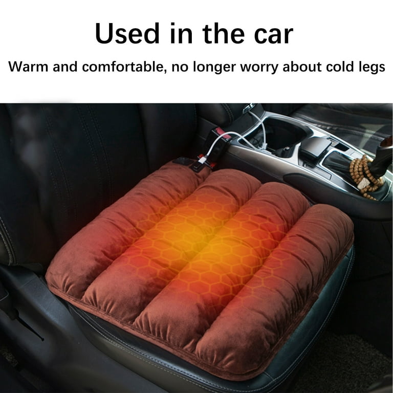 45 X45cm Electric Seat Cushion USB Heated Office Home Car Seat Cushion  Heating Warmer Pads Winter