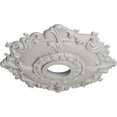 thumbnail image 3 of Ekena Millwork 18"OD x 3 1/2"ID x 1 1/2"P Riley Ceiling Medallion (Fits Canopies up to 4 5/8"), Hand-Painted Ultra Pure White, 3 of 5