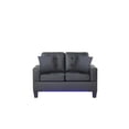 thumbnail image 2 of 2 - Person Fabric Loveseat - LED Ambient & Right - Side USB - Home Gathering - Comfort and Style Combined, 2 of 4