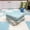 Blue+white, variant on 12pcs Carpet Squares Puzzle Floor Mat, Plush Interlocking Carpet Tiles, Anti-Slip EVA Foam Jigsaw Play Mat for Bedroom, Playroom, Nursery & Living Room